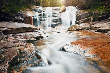 Image showing Amazing Mumlava waterfalls