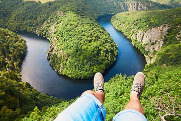 Image showing Relaxation in amazing landscape