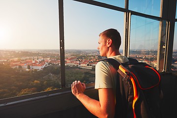 Image showing Tourist in the city