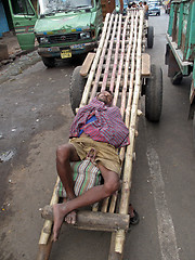Image showing Rickshaw driver