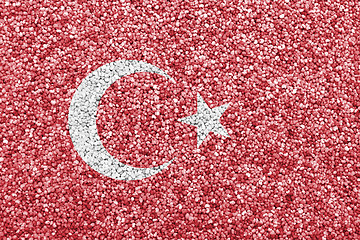 Image showing Flag on poppy seed