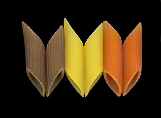 Image showing three colour penne flag