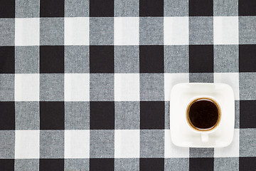 Image showing Coffee cup and saucer