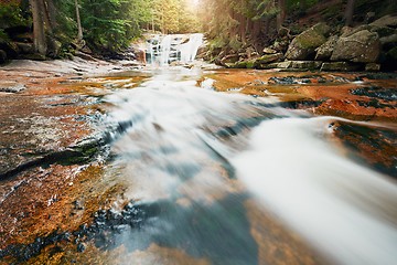 Image showing Amazing Mumlava waterfalls