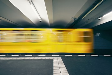 Image showing Traffic in subway