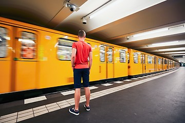 Image showing Traffic in subway