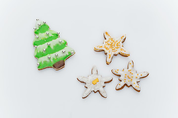 Image showing New year cookies