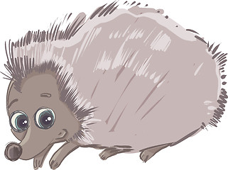 Image showing cartoon hedgehog animal character