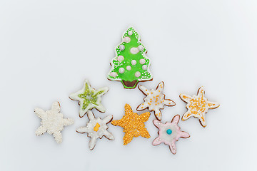 Image showing New year cookies