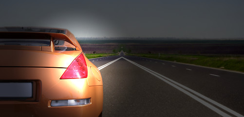 Image showing Car on the highway