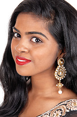 Image showing Beautiful face of young woman.