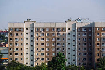 Image showing Old block of flats