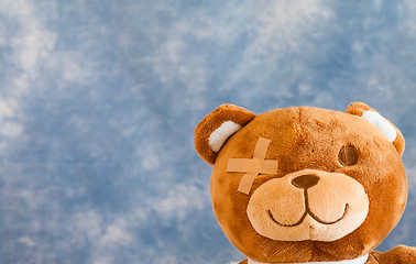 Image showing Injured Teddy Bear