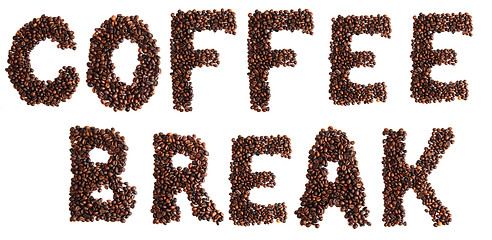 Image showing coffee break isolated