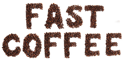 Image showing fast coffee isolated