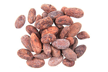 Image showing cocoa beans isolated