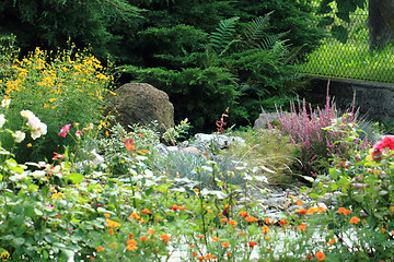 Image showing czech summer garden