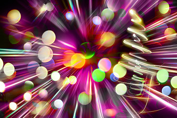 Image showing abstract christmas tree