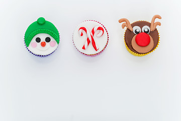 Image showing New Year cupcakes