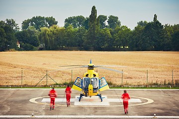 Image showing Air rescue service