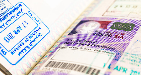 Image showing Indonesia Visa