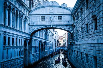 Image showing Bridge of Sighs in Venice