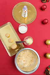 Image showing Ingredients for christmas dessert