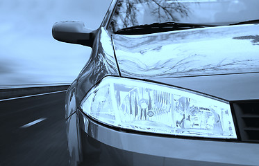 Image showing Car on the highway