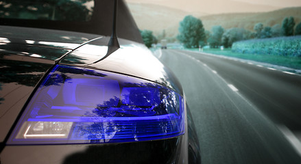 Image showing Car on the highway