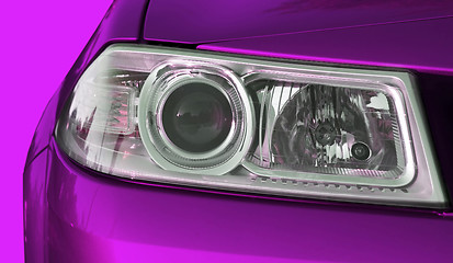Image showing Car headlight