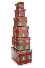 Image showing Christmas gift boxes