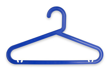 Image showing Blue Cloth Hanger