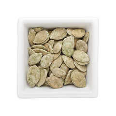 Image showing Green tea flavored roasted pumpkin seed