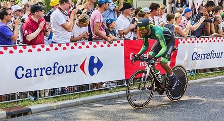 Image showing The Cyclist Yohann Gene - Tour de France 2015