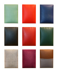Image showing Leather samples