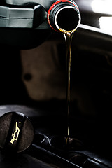 Image showing Fresh motor oil