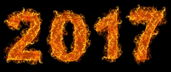 Image showing fire year of 2017