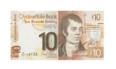 Image showing Scottish Banknote, 10 pounds