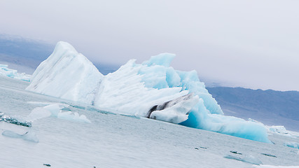 Image showing Jokulsarlon is a large glacial lake in southeast Iceland