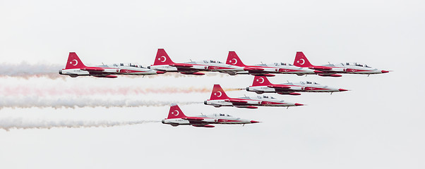 Image showing LEEUWARDEN, THE NETHERLANDS - JUNE 10, 2016: Turkish Air Force D