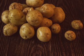 Image showing Freshly grown potato