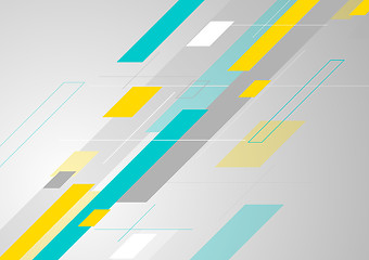 Image showing Abstract tech corporate minimal background