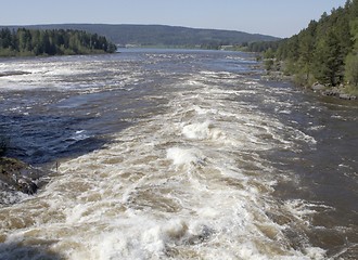 Image showing Flood in the river.