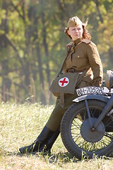 Image showing World War 2 reenacting