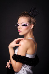 Image showing Woman with creativity make-up