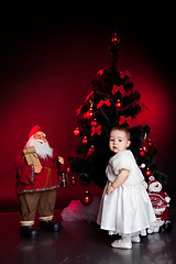 Image showing little baby, xmas