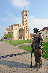 Image showing St. Michael\'s Cathedral in Alba Iulia fortress