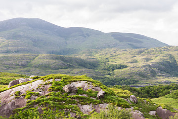 Image showing view to Killarney National Park hills in ireland