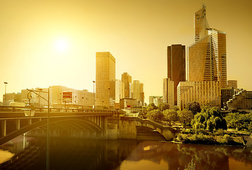 Image showing La Defense on Seine