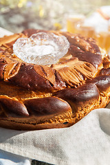 Image showing Russian bread with salt